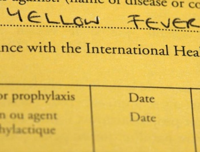 wanaheda medical centre yellow fever certificate